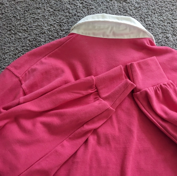 Front Row long sleeve plain for Men. Pink & White color. Size Small. Barely used - Picture 7 of 8